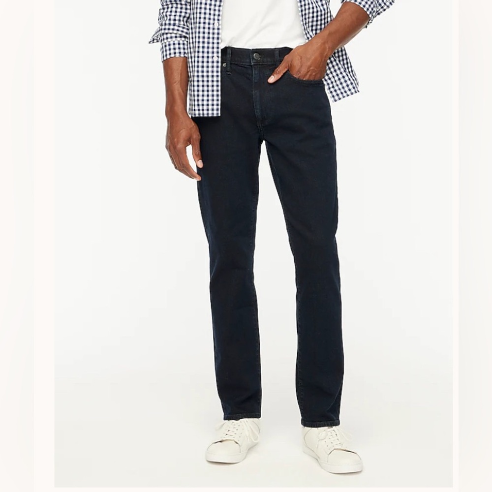 J. Crew NWT Men's Dark Blue Straight Jeans